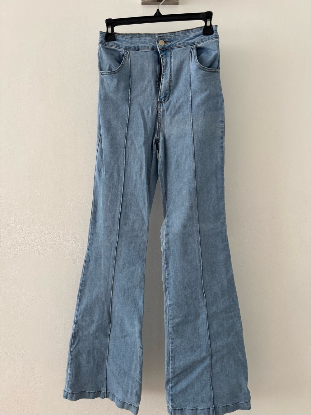 Jealous Tomato Light Blue High-Rise Flare Jeans